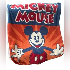 Disney Parks Authentic Original fleece throw Mickey Mouse Disneyland retro